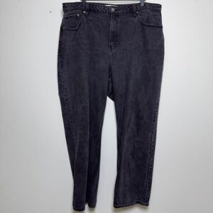 Abercrombie & Fitch Womens Jeans 18R Black Curve Love The Loose High‎ Rise 34